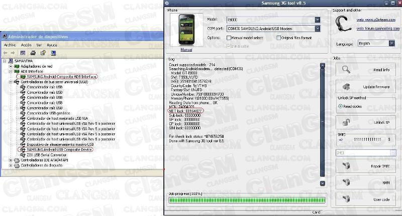 Aporte Full Unlock De Samsung T959 Vibrant Unlock Ok Clan Gsm Union De Los Expertos En Telefonia Celular